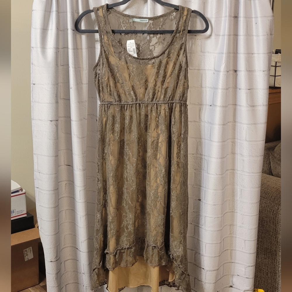 Lace High Low Dress